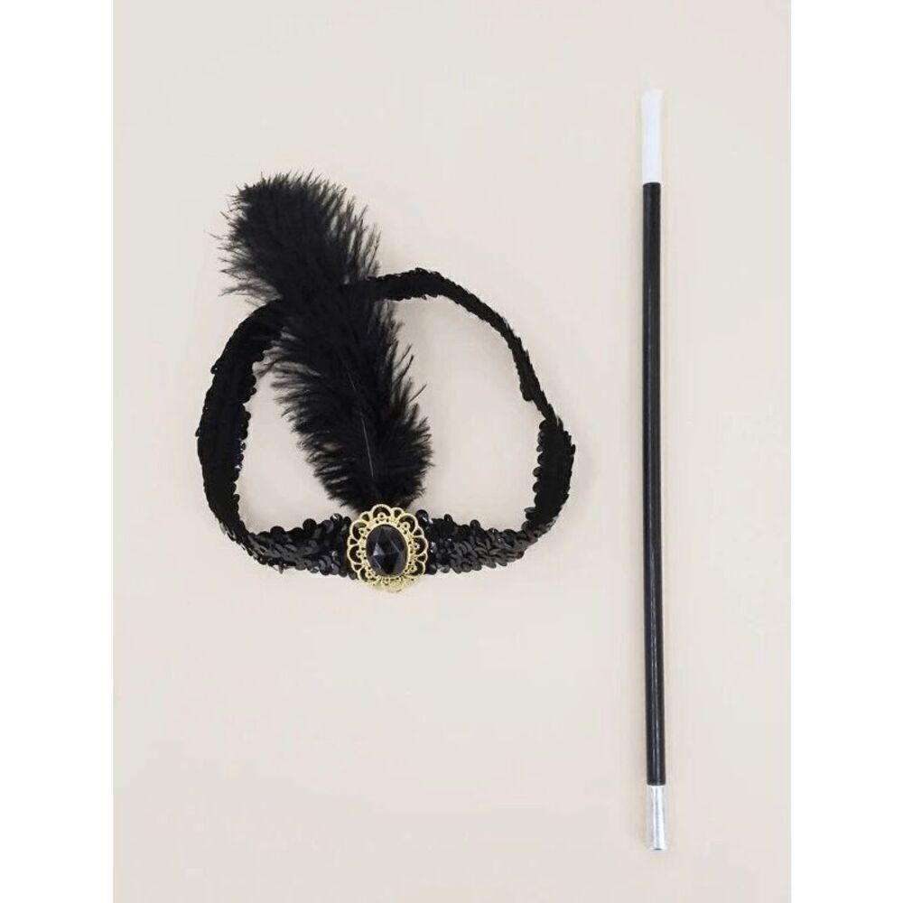 5PCS 1920s Accessories Flapper Great Gatsby Vintage Retro Costume Set NEW - Picture 8 of 16